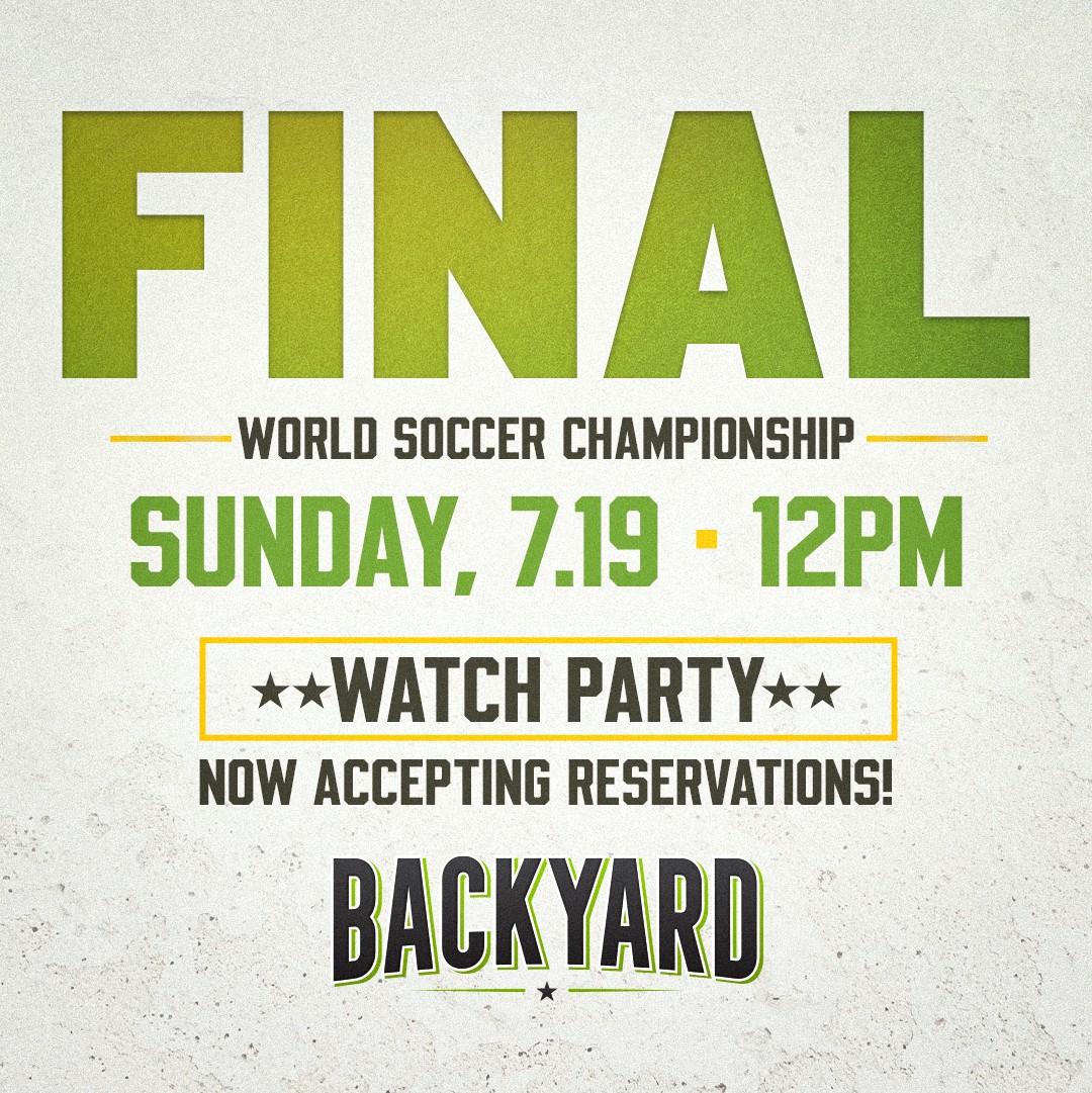 Promotional graphic for Backyard